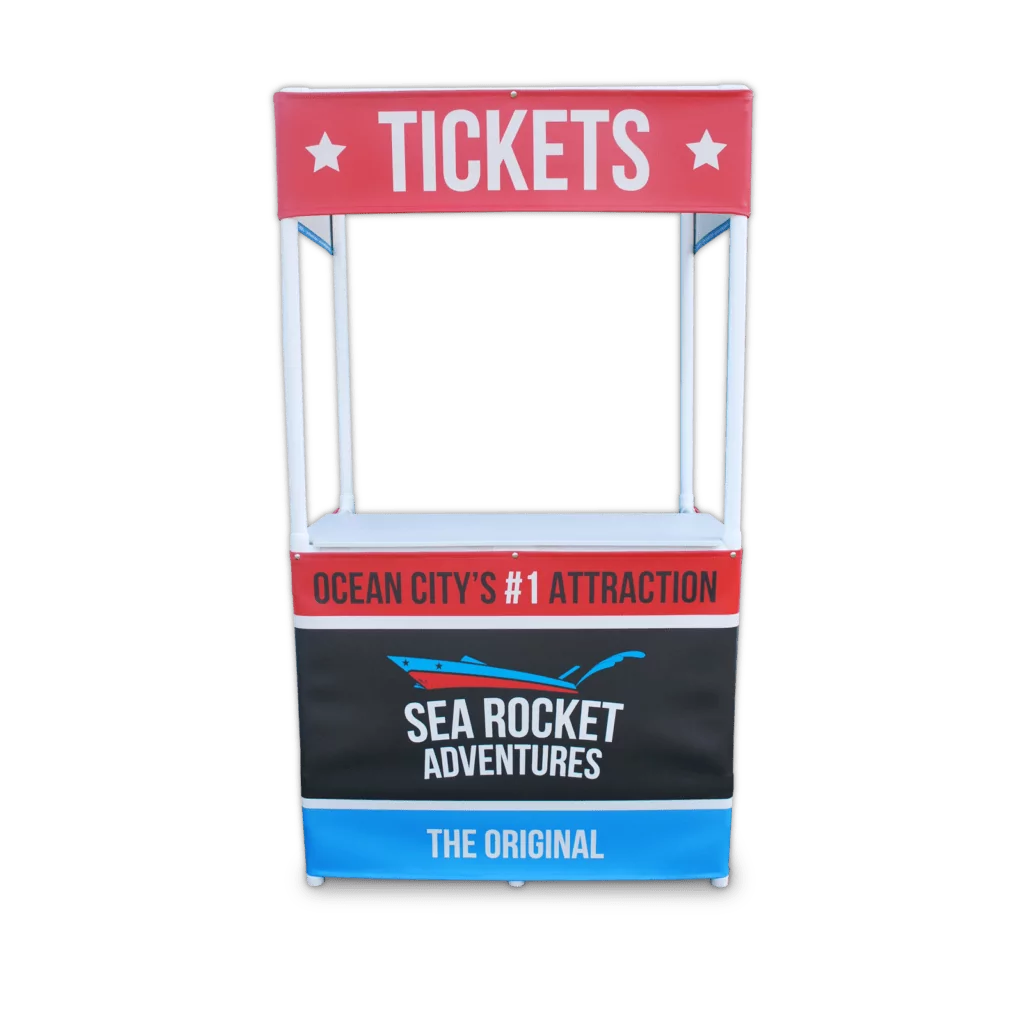 Sea Rocket Adventures 4ft Booth